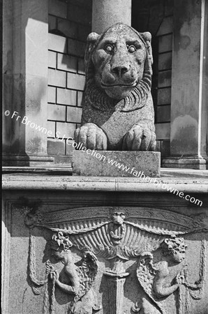 CASINO MARINO LION CARVING AT SOUTH EAST CORNER